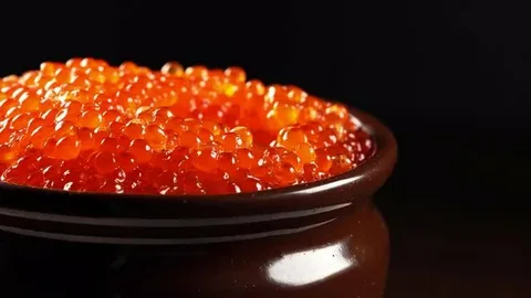 تصویر 4 از خاویار قرمز اصیل دریایی مجلسی درخشان چشم نواز